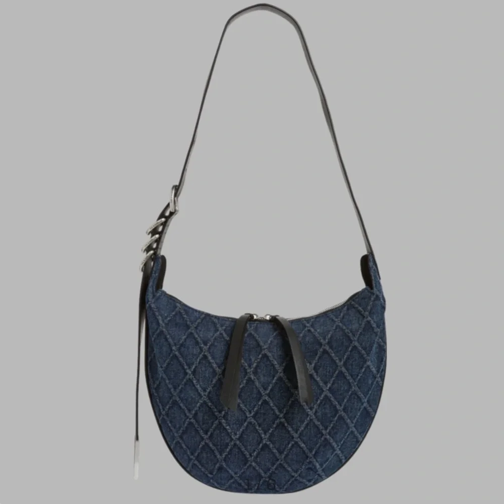 REG & BONE SPIRE DENIM HOBO BAG - Picture 3 of 12